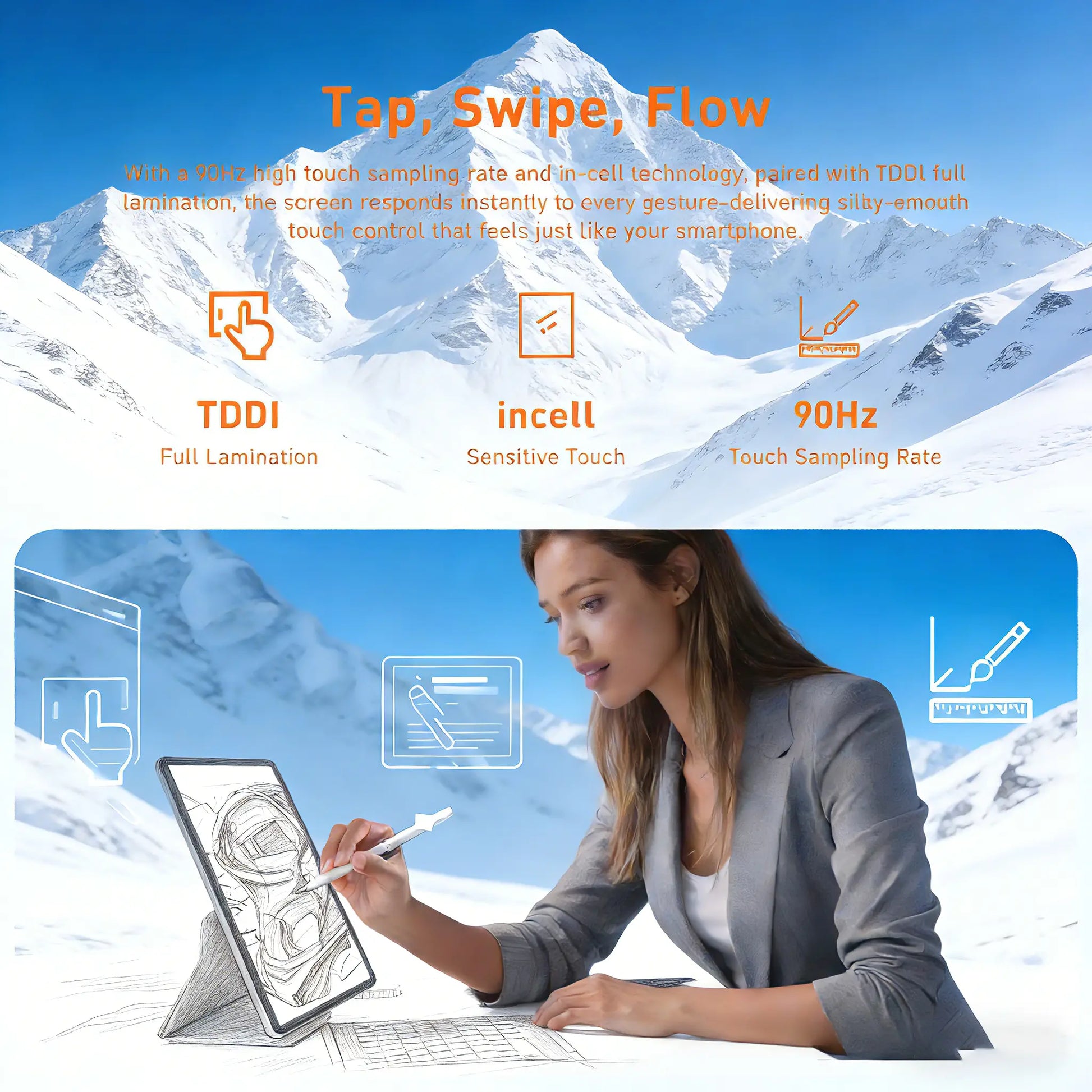 2026 Family 2-In-1 Android 15 Tablet, 10.1" Large Screen,24Gb(6Gb+18Gb) RAM 256GB Storage, Keyboard, Mouse,Stylus, Case Bundle for Kids Learning & Home Use Gift