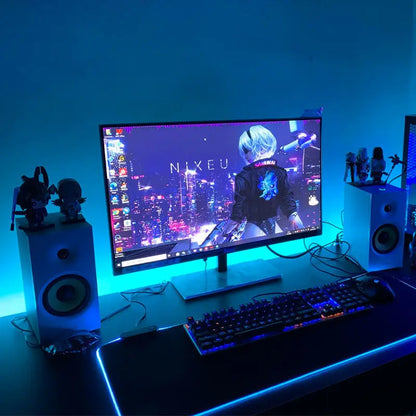 RGBIC LED PC-Monitor Hintergrundbeleuchtung – App-Steuerung & Musik-Sync