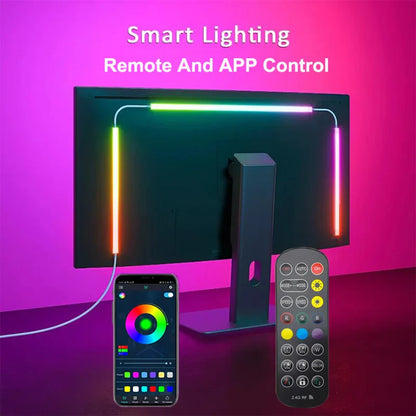RGBIC LED PC-Monitor Hintergrundbeleuchtung – App-Steuerung & Musik-Sync