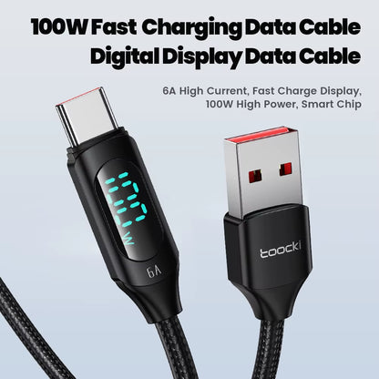 Experience Lightning-Fast Charging with the 100W USB Type C Cable - Compatible with Huawei, Honor, Xiaomi, Samsung and More! Available in 1M & 2M Lengths